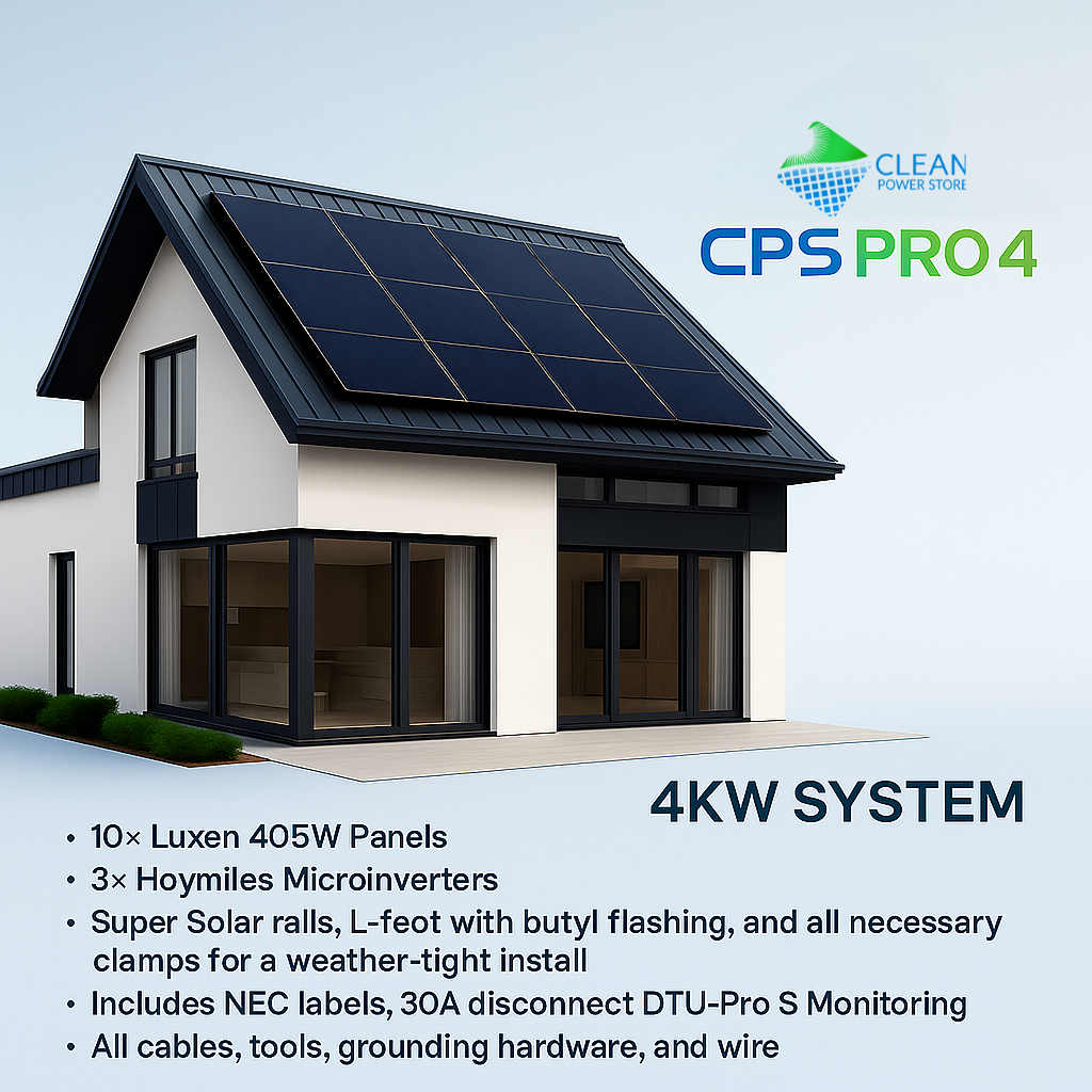 CPS Pro 4kW  | DIY Solar Grid-Tie Kit