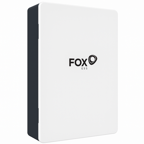White and black box with 'FOX ESS' logo on a white background