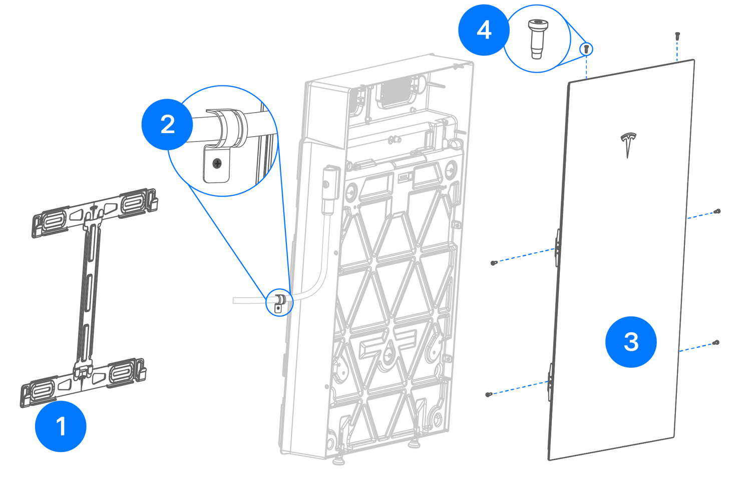 Tesla Powerwall 3 - 13.5kWh Expansion Battery Unit and Wall Mount & Harness Kit (Sold Separately)