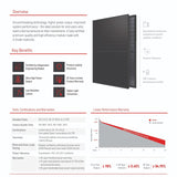 Recom 400W Solar Panel High Efficiency Mono Half-Cut Bifacial Module Panther Serie  RCM-400-7BMG