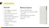 ENERGY STORAGE SYSTEM 7.6kWatt Inverter & 10kWh storage capacity DIY Full Home Battery Backup system with ATS /  Grid & Off-Grid