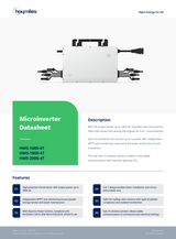 Hoymiles Microinverter HM-2000NT with Low Failure Rates & High Durability