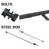 Steel Solar Carport / Gazebo Racking For 4 Cars 3x9 (Panels sold separately)