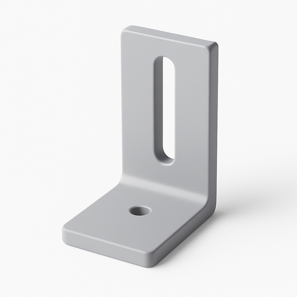 Universal L-Foot Solar Mounting Bracket for Racking Systems - Pack of 50
