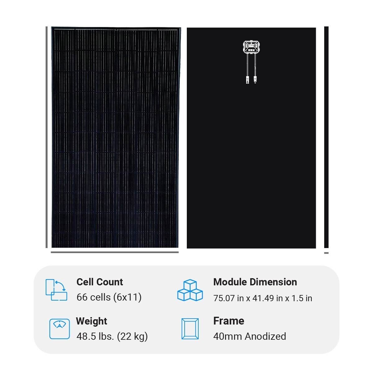 Mission Solar Panel 395W - MSE395SX9R