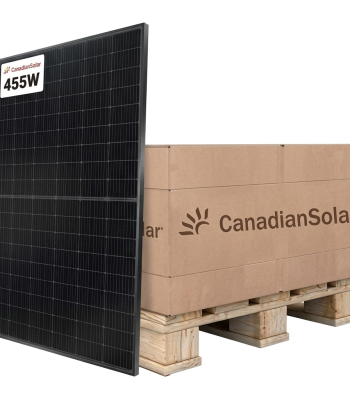 Canadian Solar 455W Black Monofacial Panel – 108 Half-Cells | Pallet of 30 | CS6.1-54TM-455H