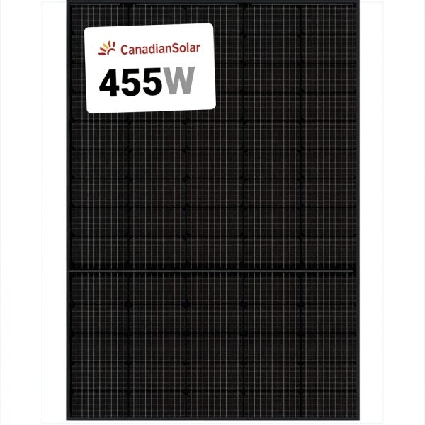 Canadian Solar 455W Black Monofacial Panel – 108 Half-Cells | CS6.1-54TM-455H