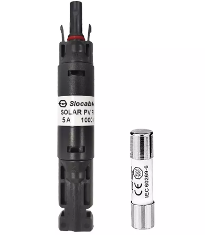 5A 10A 15A 20A 25A 30A in-line Fuse Holder with Fuses PV Connector 1/2/3/10 Pack